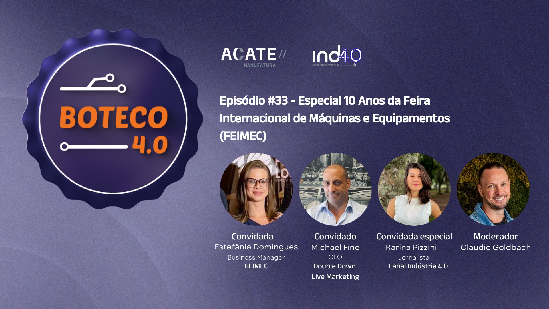 Demonstrador 4.0 na FEIMEC 2026